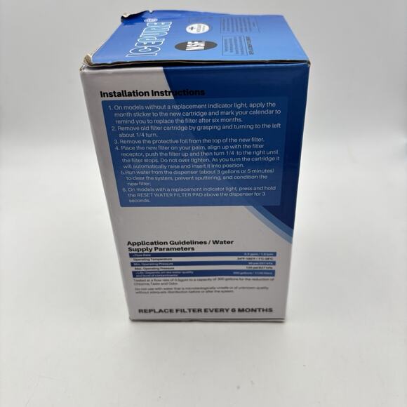 ICEPURE RWF0600A Refrigerator Water Filter NEW Fits GE Kenmore Hotpoint Models - Picture 4 of 12